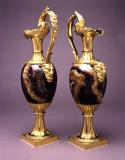 Ormolu and blue john ewers by Boulton and Fothergill