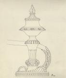 Central section of candelabrum with branch by John Phillp