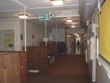 Cloakroom area in St Lukes School
