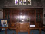 Sidescreen and alter at St Luke's Church