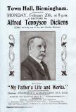 Alfred Tennyson Dickens at the Town Hall