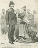 Queen Victoria presenting medals to the police