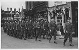 Army Cadets on parade, Market Place, Uttoxeter