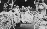 Carnival Queen in horse drawn carriage, Uttoxeter