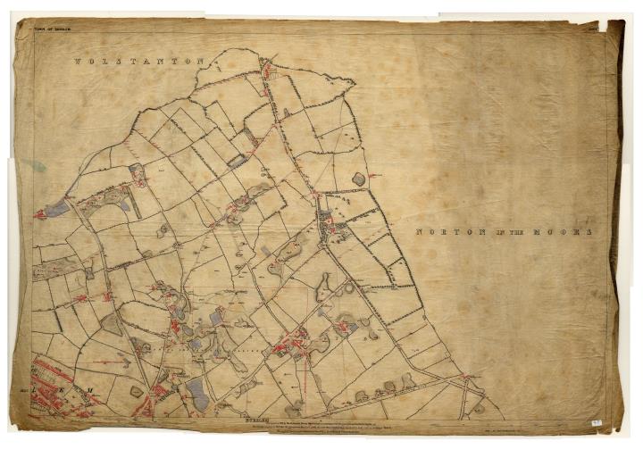 Old Ordnance Survey Map Smallthorne & East Tunstall Staffordshire 1922 S12.05 