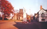 Borough War Memorial and St. Mary's Church, Stafford,