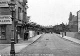 Stafford Railway Station and Victoria Road,