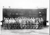 Employees and Locomotive, W.G. Bagnall's Works, Stafford,