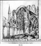 Forged drawing of Burton Abbey church