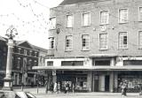 Market Cross and Lancaster Buildings, High Street, Newcastle-under-Lyme