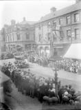 George V and Queen Mary visit Newcastle-under-Lyme, View of High Street