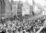 Parade to the opening of the Municipal Hall, Liverpool Road, Newcastle-under-Lyme