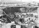 Building the foundations of a Luhrig washer, Birchenwood Colliery, Kidsgrove