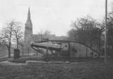 Stubbs Walk, Trophy Cannon and Tank, Newcastle-under-Lyme
