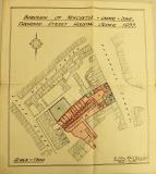 Plan of Paradise Street Housing Order 1933, Newcastle-under-Lyme