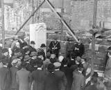 Foundation stone laying of the Burton Town Museum