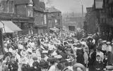 Unidentified procession, Derby Street, Leek