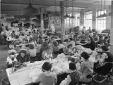 Machine room (dresses), Job White & Sons Ltd, Moorland Mill, Leek