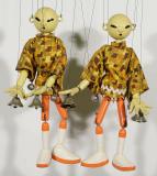 Chinese bell dancer marionettes, by Douglas Hayward
