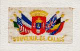French embroidered souvenir postcard