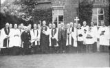 Forsbrook Church Choir with visiting clergy, Forsbrook