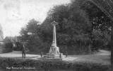 Postcard of war memorial, Forsbrook