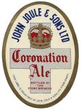Joule's Coronation Ale beer bottle label