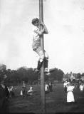 Pole climbing, Uttoxeter carnival, Uttoxeter
