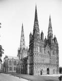 West front of the Cathedral, Lichfield
