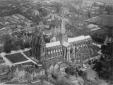Aerial view of Lichfield Cathedral