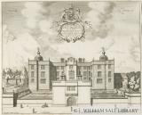 Beaudesert Hall and Park: copper plate engraving