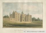 Beaudesert Hall and Park: water colour painting