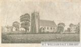 Adbaston Church: line and stipple engraving