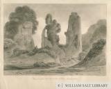 Alton Castle: sepia drawing