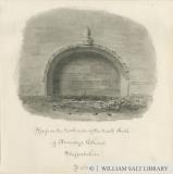 Armitage Church - 'Founder's tomb' : sepia drawing