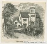 Boscobel House: woodcut engraving