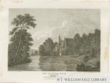 Burton-upon-Trent - Manor House: engraving