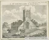 Clent - St. Kenelm's Chapel: engraving
