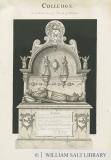 Colwich - Tomb of Robert Wolseley: sepia drawing