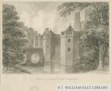 Caverswall Castle: sepia drawing