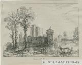 Caverswall Castle: ink sketch