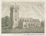 Eccleshall Church: engraving