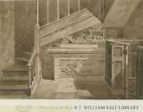 Handsworth - Monument of Sir William Stanford: sepia drawing