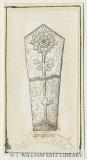 Drayton Bassett Church - Coffin lid: woodcut engraving