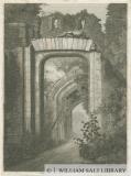 Dudley Castle - The Entrance: etching
