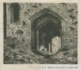 Dudley Castle - The Gatehouse: etching