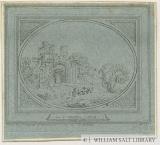 Dudley Castle - The Gateway: etching