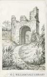 Dudley Castle - 'The Warden's Tower' :lithograph