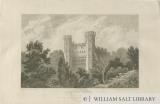 Castle Church - Stafford Castle: engraving