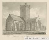 Leigh Church: sepia drawing